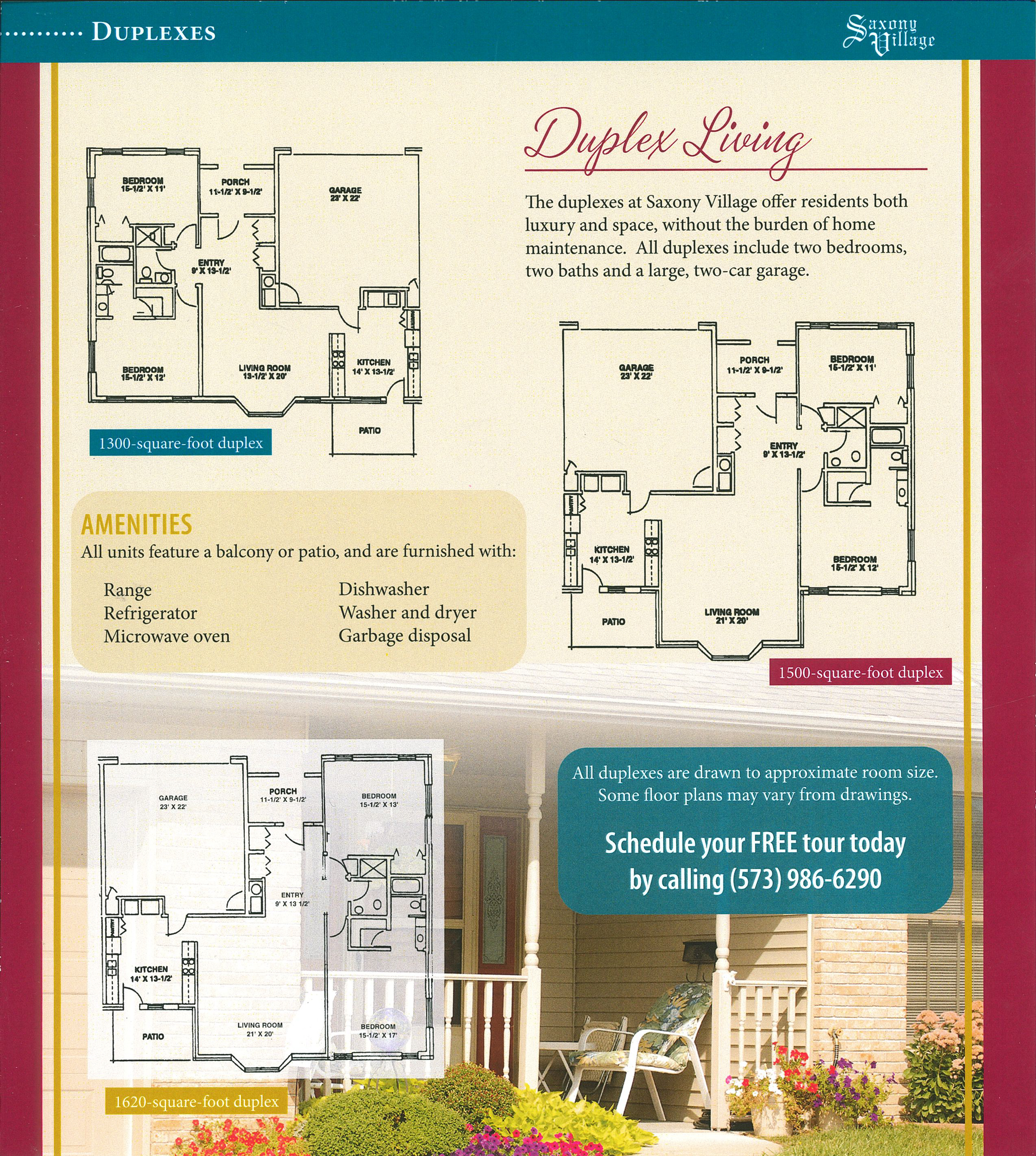 Duplex Floor Plans